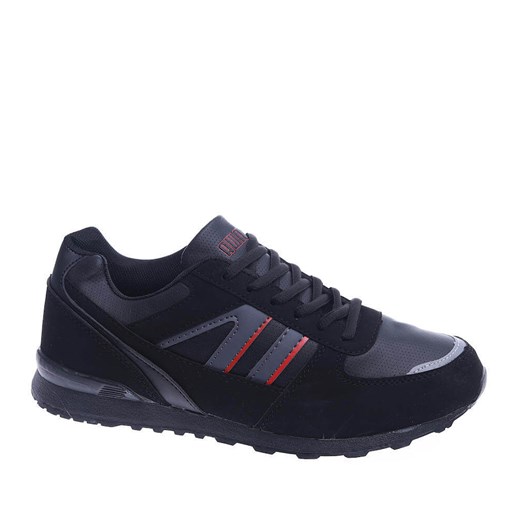 Wiązane zamszowe buty sportowe /F7-1 13887 T484/ ze sklepu Pantofelek24.pl w kategorii Trampki męskie - zdjęcie 179053496