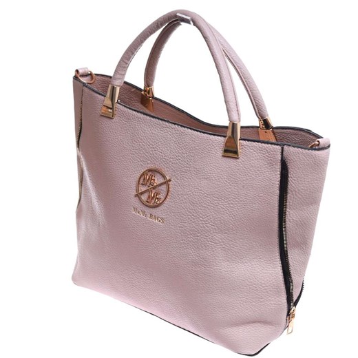 Duża beżowa torebka damska /H TB650 S483/ ze sklepu Pantofelek24.pl w kategorii Torby Shopper bag - zdjęcie 179057615