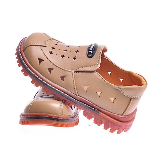 Wygodne półbuty chłopięce na rzepy Camel /B7-3 11789 T192/ ze sklepu Pantofelek24.pl w kategorii Półbuty dziecięce - zdjęcie 179057776