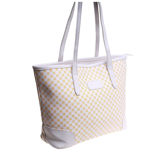 Duża biała torebka damska /H2 K26 TB623 G199/ ze sklepu Pantofelek24.pl w kategorii Torby Shopper bag - zdjęcie 179061469