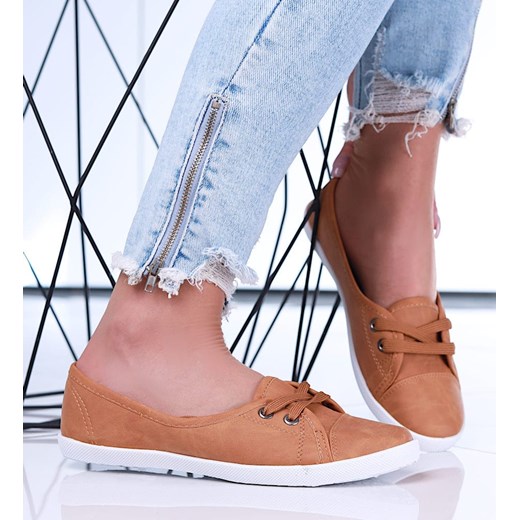 Sznurowane damskie trampki Camel /F8-2 15673 T146/ ze sklepu Pantofelek24.pl w kategorii Trampki damskie - zdjęcie 179063386