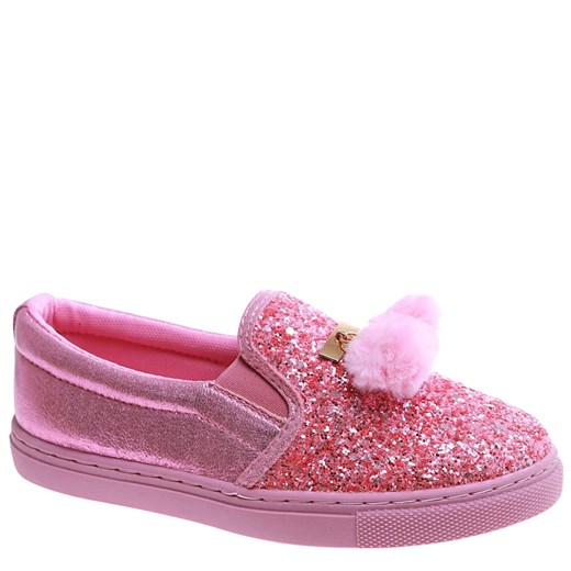 Wsuwane fuksjowe trampki dla dziewczynki /D2-2 17302 T13-5/ ze sklepu Pantofelek24.pl w kategorii Trampki dziecięce - zdjęcie 179063899