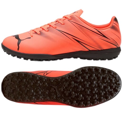 Buty piłkarskie Puma Attacanto Tt 107478-13 czerwone ze sklepu ButyModne.pl w kategorii Buty sportowe męskie - zdjęcie 179067428
