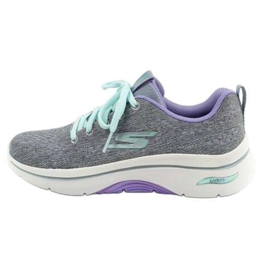 Buty Skechers Go Walk Arch Fit 2.0 125311/GYLV szare ze sklepu ButyModne.pl w kategorii Buty sportowe damskie - zdjęcie 179067435