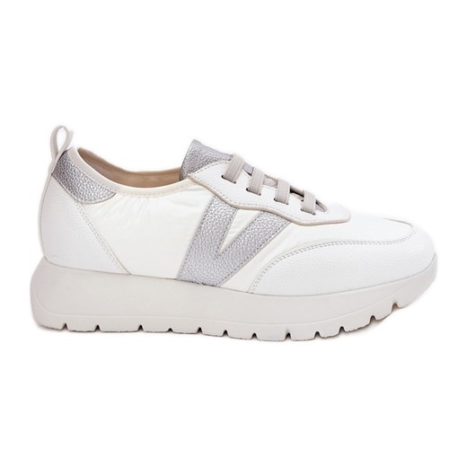 Buty Sportowe Damskie Na Platformie Vinceza 58510 Białe ze sklepu ButyModne.pl w kategorii Buty sportowe damskie - zdjęcie 179067637