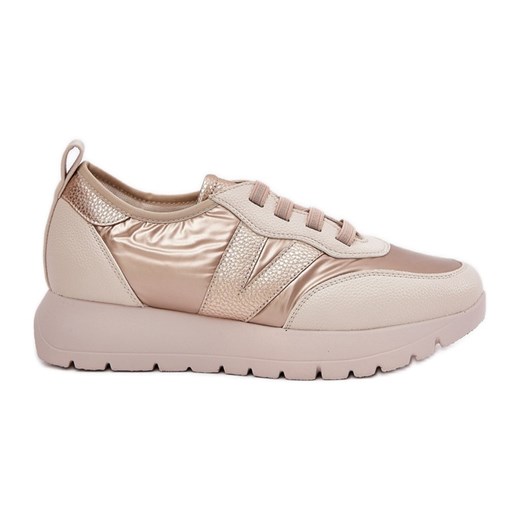 Buty Sportowe Damskie Na Platformie Vinceza 58510 Złote złoty ze sklepu ButyModne.pl w kategorii Buty sportowe damskie - zdjęcie 179067638