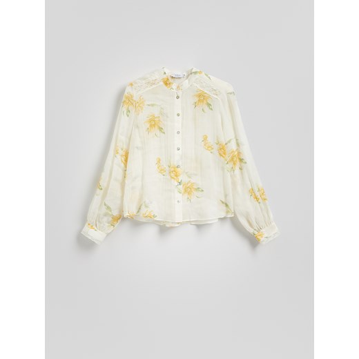 Reserved - Koszula z lyocellem - wielobarwny Reserved XS Reserved