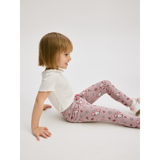 Reserved - Bawełniane legginsy My Melody - fioletowy Reserved 86 (12-18 m.) Reserved