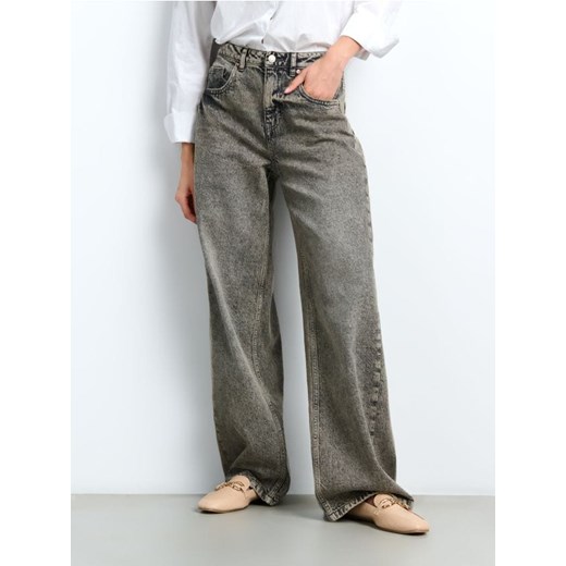 Sinsay - Jeansy wide leg - szary ze sklepu Sinsay w kategorii Jeansy damskie - zdjęcie 179072927