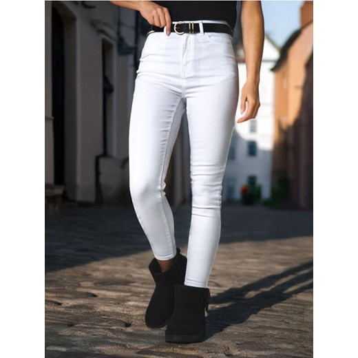 Sinsay - Jeansy skinny - biały Sinsay 36 Sinsay