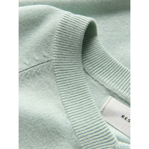 Reserved - Gładki sweter z wiskozą - jasnozielony Reserved 128 (7-8 lat) Reserved