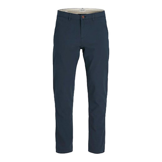 Jack &amp; Jones Spodnie chino w kolorze granatowym ze sklepu Limango Polska w kategorii Spodnie męskie - zdjęcie 179074508