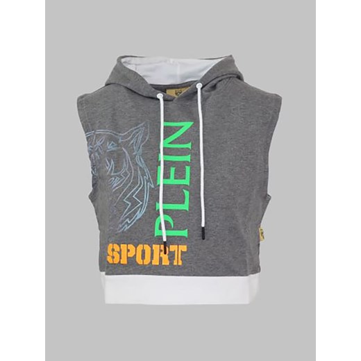 Plein Sport Bluza w kolorze szarym ze sklepu Limango Polska w kategorii Bluzy damskie - zdjęcie 179074557
