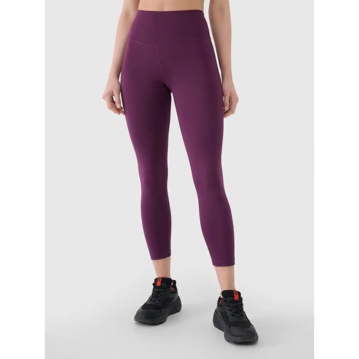 4F Legginsy sportowe w kolorze fioletowym ze sklepu Limango Polska w kategorii Spodnie damskie - zdjęcie 179074927