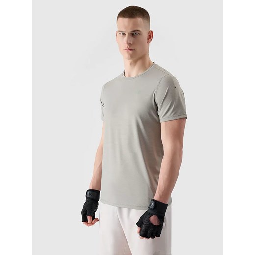 4F Koszulka sportowa w kolorze szarym ze sklepu Limango Polska w kategorii T-shirty męskie - zdjęcie 179075137