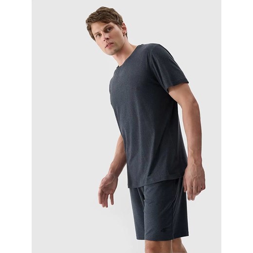 4F Koszulka sportowa w kolorze antracytowym ze sklepu Limango Polska w kategorii T-shirty męskie - zdjęcie 179075159
