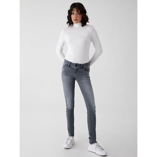 LTB Dżinsy &quot;Molly&quot; - Skinny fit - w kolorze szarym ze sklepu Limango Polska w kategorii Jeansy damskie - zdjęcie 179075598