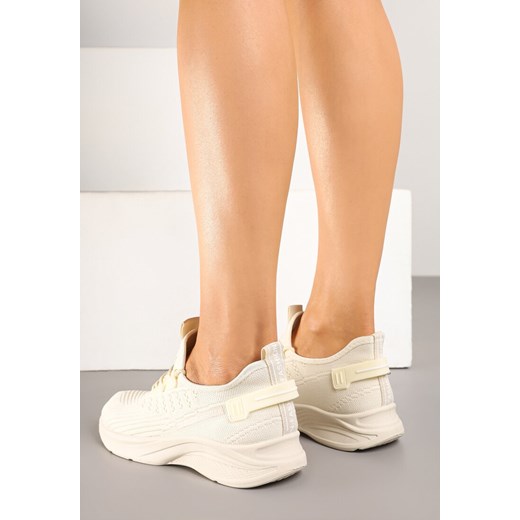 Buty sportowe damskie Born2be sneakersy sznurowane na płaskiej podeszwie