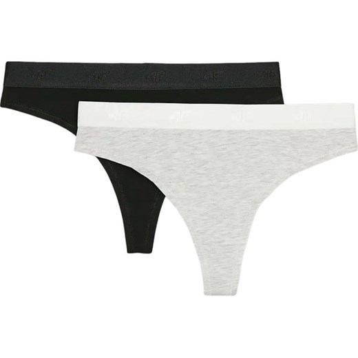 Stringi damskie UPTSF031 2 pary 4F ze sklepu SPORT-SHOP.pl w kategorii Majtki damskie - zdjęcie 179076559