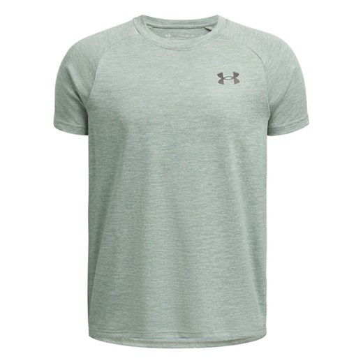 Chłopięca koszulka treningowa Under Armour UA Tech 2.0 SS - zielona ze sklepu Sportstylestory.com w kategorii T-shirty chłopięce - zdjęcie 179080215