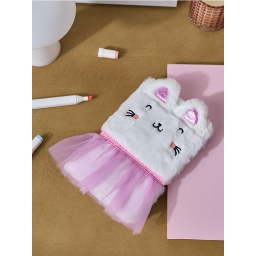 Sinsay - Notes w kształcie kotka - biały Sinsay One Size Sinsay