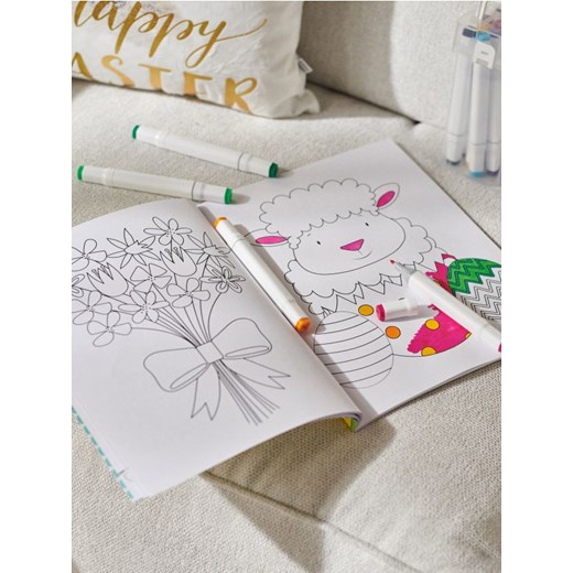 Sinsay - Kolorowanka z motywem wielkanocnym - wielobarwny Sinsay One Size Sinsay