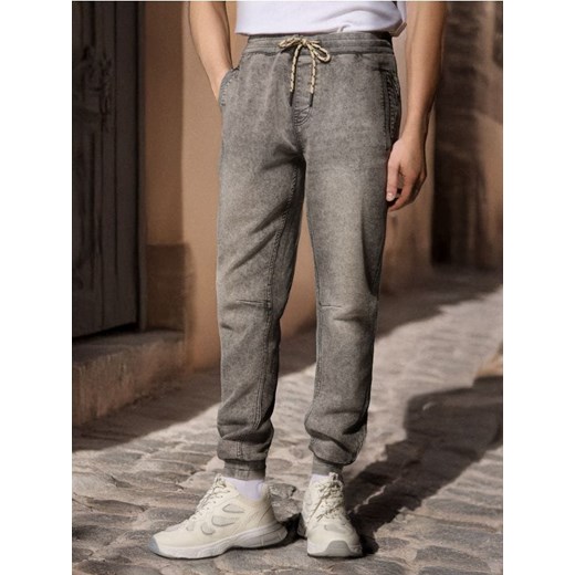 Sinsay - Jeansy jogger - szary ze sklepu Sinsay w kategorii Jeansy męskie - zdjęcie 179083376