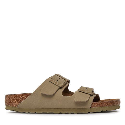 Klapki Birkenstock Arizona Birko-Flor 1027697 Khaki 41 eobuwie.pl