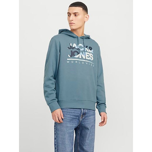 Jack &amp; Jones Bluza w kolorze niebieskim ze sklepu Limango Polska w kategorii Bluzy męskie - zdjęcie 179084267