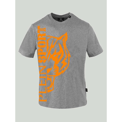 Plein Sport Koszulka w kolorze szarym ze sklepu Limango Polska w kategorii T-shirty męskie - zdjęcie 179084397