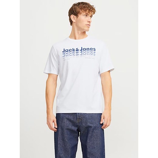 Jack &amp; Jones Koszulka w kolorze białym ze sklepu Limango Polska w kategorii T-shirty męskie - zdjęcie 179084425