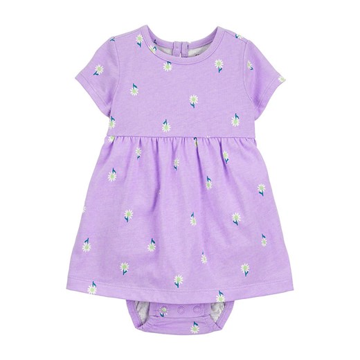 carter&apos;s Sukienka-body w kolorze fioletowym ze sklepu Limango Polska w kategorii Body niemowlęce - zdjęcie 179084589