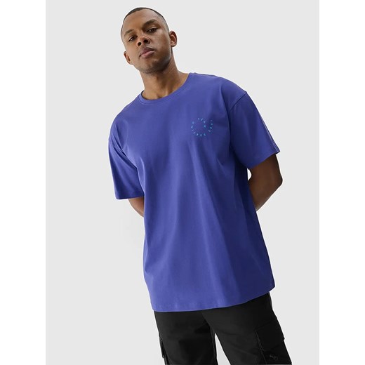 4F Koszulka w kolorze niebieskim ze sklepu Limango Polska w kategorii T-shirty męskie - zdjęcie 179084757