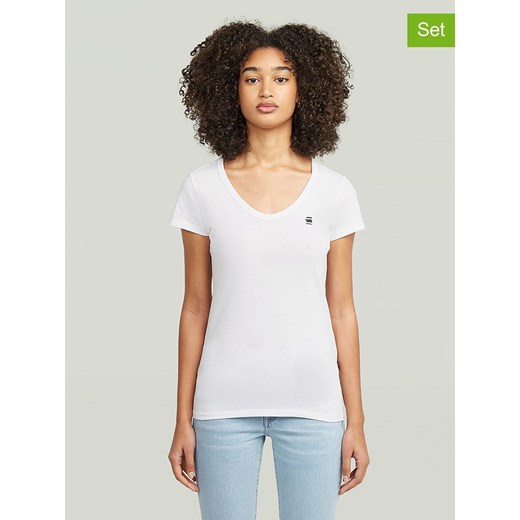 G-Star bluzka damska casual z krótkim rękawem