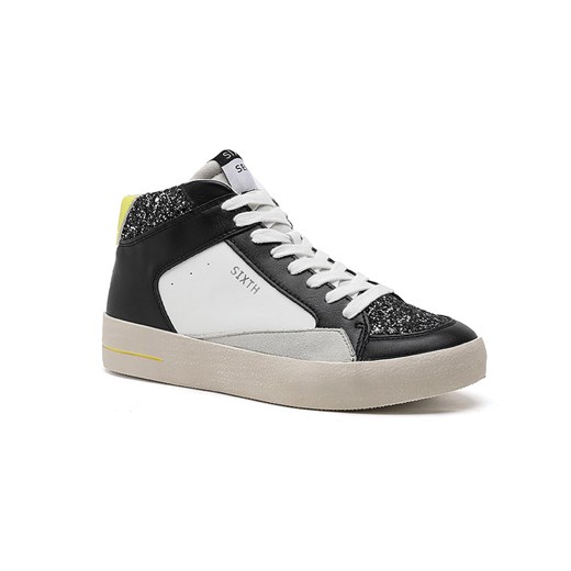 Sixth Sens Sneakersy w kolorze czarno-szaro-białym ze sklepu Limango Polska w kategorii Trampki damskie - zdjęcie 179086886