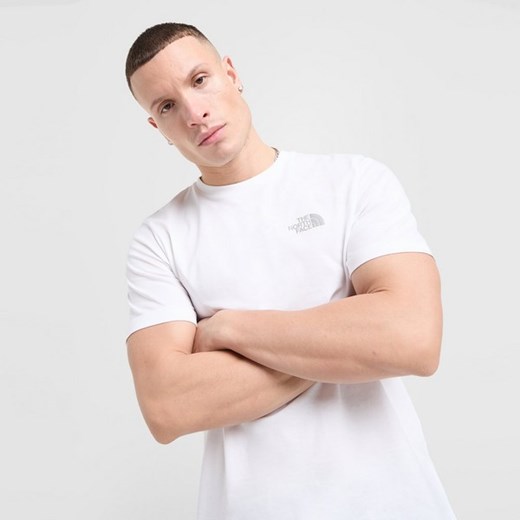 THE NORTH FACE T-SHIRT SIMP DOME T WHT/REF ze sklepu JD Sports  w kategorii T-shirty męskie - zdjęcie 179088745