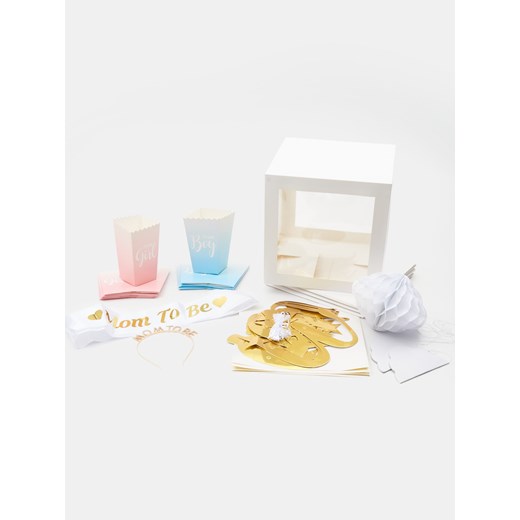 Sinsay - Opaska na głowę "Mom to be" z szarfą - wielobarwny Sinsay One Size Sinsay