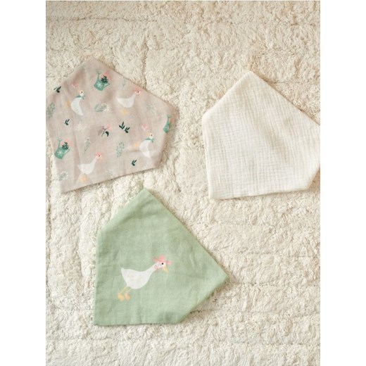 Sinsay - Śliniak 3 pack - beżowy ze sklepu Sinsay w kategorii Śliniaki - zdjęcie 179089607