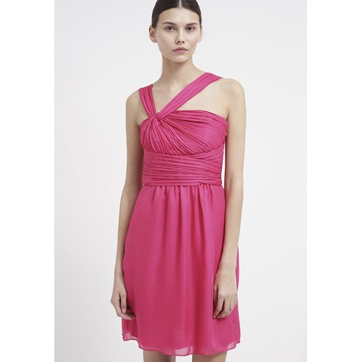 Esprit Collection Sukienka koktajlowa wild pink zalando rozowy bez wzorów/nadruków