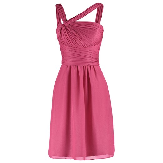 Esprit Collection Sukienka koktajlowa wild pink zalando rozowy abstrakcyjne wzory