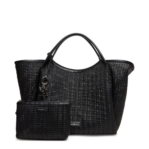 Torebka Emporio Armani EW001008 AF14309 UC001 Czarny ze sklepu eobuwie.pl w kategorii Torby Shopper bag - zdjęcie 179091945