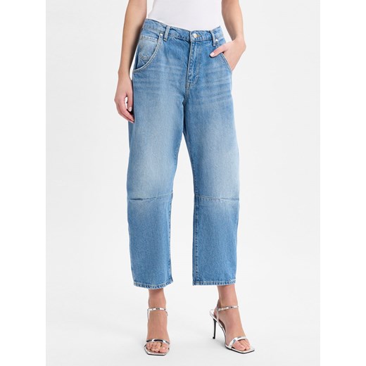 Joop Jeans Dżinsy - luźny krój Kobiety Bawełna bielony jednolity ze sklepu vangraaf w kategorii Jeansy damskie - zdjęcie 179094126