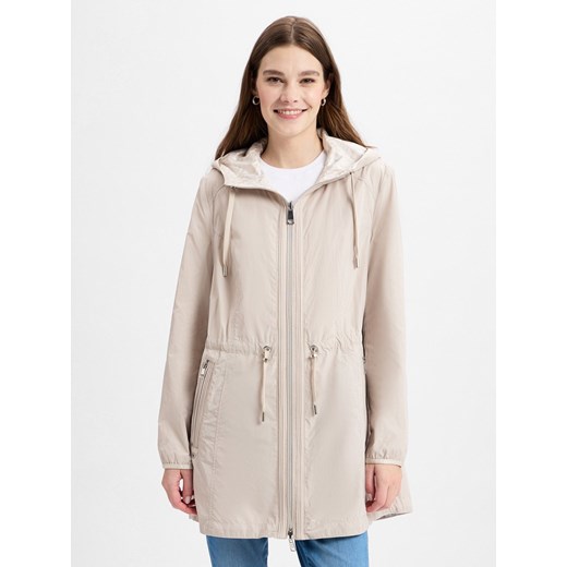 Lebek Damska kurtka przejściowa Kobiety beżowy wzorzysty ze sklepu vangraaf w kategorii Parki damskie - zdjęcie 179094139