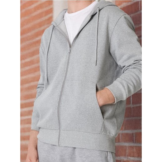Sinsay - Bluza z kapturem - szary ze sklepu Sinsay w kategorii Bluzy męskie - zdjęcie 179096347
