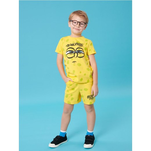 Sinsay - Komplet dzianinowy SpongeBob - żółty - id: 332DZ-11X - marki Sinsay - 179096386 Sinsay - Komplet dzianinowy SpongeBob - żółty ze sklepu Sinsay w kategorii Komplety chłopięce - zdjęcie 179096386