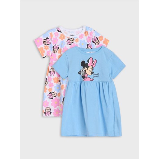 Sinsay - Sukienki 2 pack Mickey Mouse - niebieski - id: 848DY-50X - marki Sinsay - 179096459 Sinsay - Sukienki 2 pack Mickey Mouse - niebieski ze sklepu Sinsay w kategorii Sukienki niemowlęce - zdjęcie 179096459