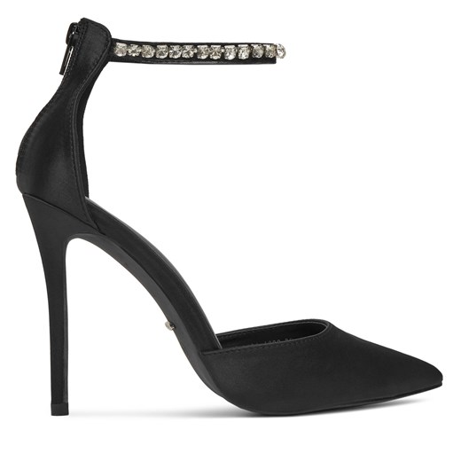 Czółenka DeeZee na szpilce czarne wiosenne eleganckie 