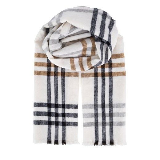 Szalik JENNY 4W4-007-AW24 Brązowy one size eobuwie.pl