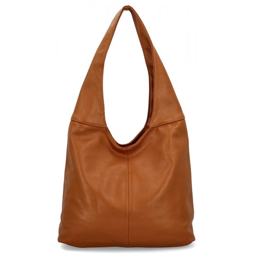 Uniwersalne Torebki Damskie Shopper Bag firmy Hernan HB0141 Jasno Ruda ze sklepu PaniTorbalska w kategorii Torby Shopper bag - zdjęcie 179099626