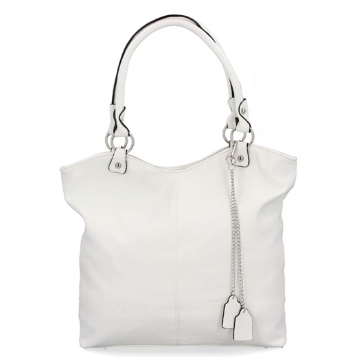 Torebka Uniwersalna Shopper Bag Hernan HB0150 Biała ze sklepu PaniTorbalska w kategorii Torby Shopper bag - zdjęcie 179099905